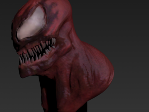 carnage bust 3D प्रिंट मॉडल