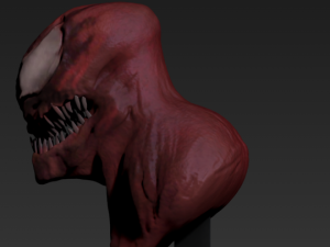 carnage bust 3D प्रिंट मॉडल