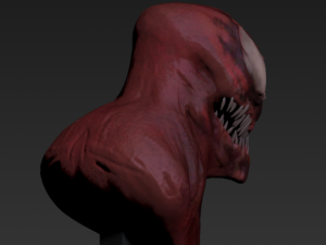 carnage bust 3D प्रिंट मॉडल