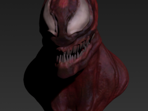 carnage bust 3D प्रिंट मॉडल