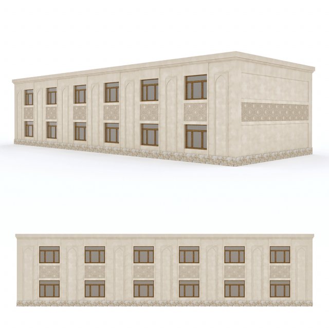 islamic building 3Dモデル .c4d .max .obj .3ds .fbx .stl .blend 