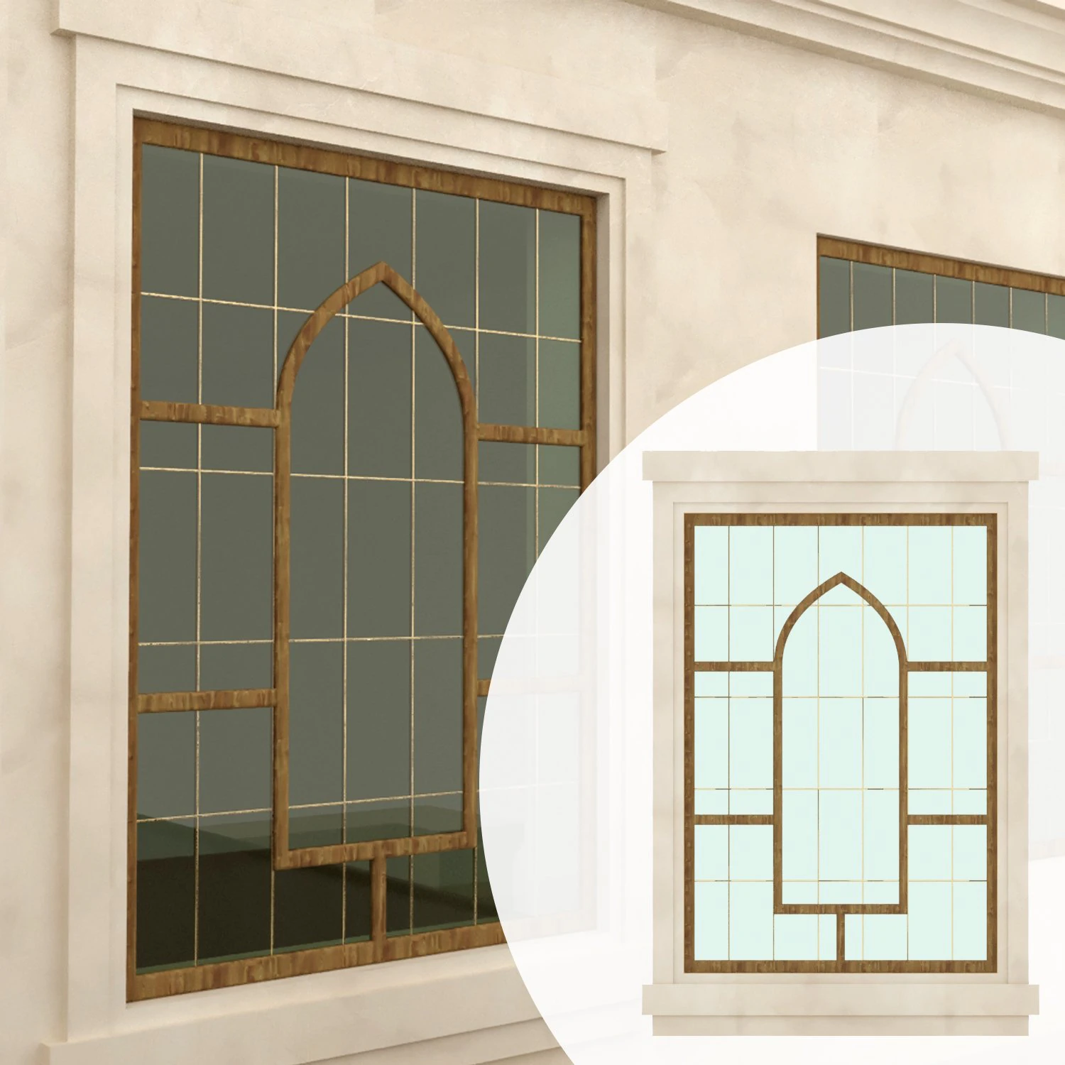 jendela Model 3D .c4d .max .obj .3ds .fbx .stl .blend 