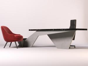 table and chairs Modelo 3D