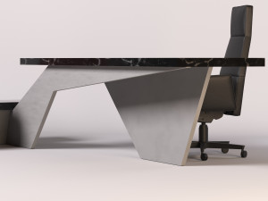 table and chairs Modello 3D