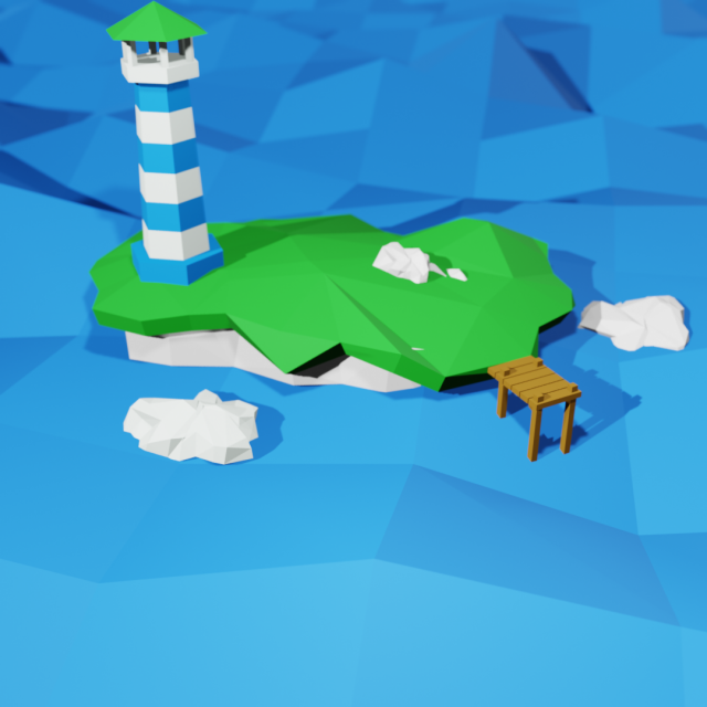 lighthouse 3D 모델 .c4d .max .obj .3ds .fbx .stl .blend 