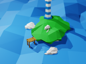 lighthouse 3D 모델