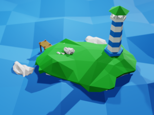 lighthouse 3D 모델