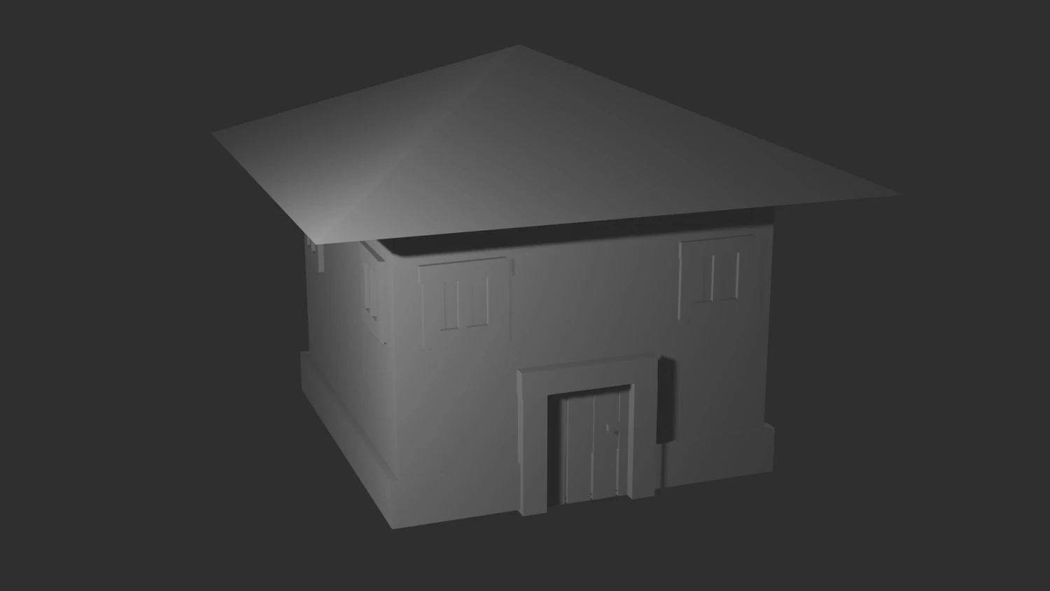 hous 3D Print Model .c4d .max .obj .3ds .fbx .stl .blend 