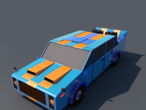 dragon car 3D मॉडल