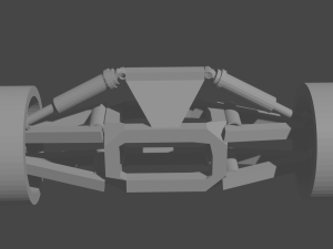 suspension Modello 3D