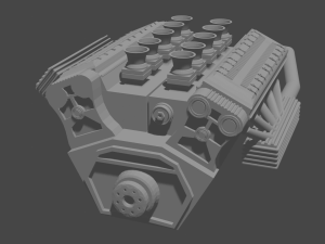 engine 3D-Modell