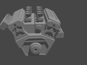 engine 3D Model