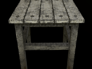 stool trees low poly 6 texture options and high poly 3D 模型
