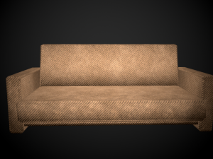 sofa 6 texture options 3D Model