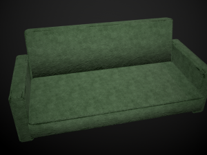 sofa 6 texture options 3D Model