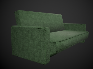 sofa 6 texture options 3D Model