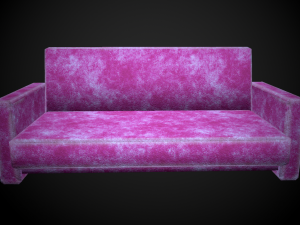 sofa 6 texture options 3D Model