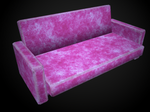 sofa 6 texture options 3D Model