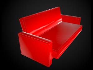 sofa 6 texture options 3D Model