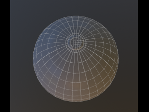 beach ball low poly and high poly Modelo 3D