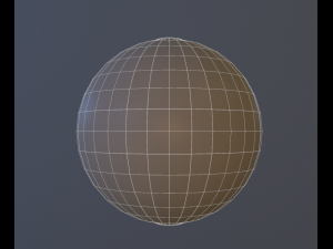 beach ball low poly and high poly Modelo 3D