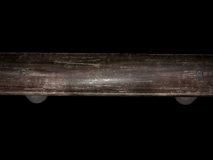 old wooden bench low poly 3D-Modell