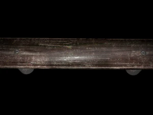 old wooden bench low poly 3D Model