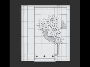 steampunk book low poly 4 texture options Modelo 3D