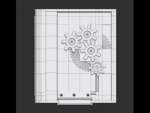 steampunk book low poly 4 texture options 3D Model