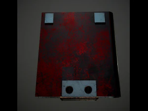 steampunk book low poly 4 texture options 3D Model