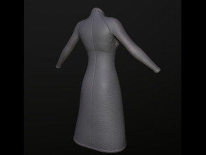 raincoat steampunk low poly 5 texture options Modello 3D