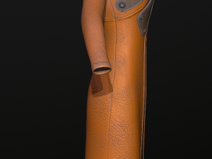raincoat steampunk low poly 5 texture options Modello 3D