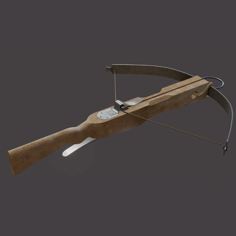 crossbow 3D Model .c4d .max .obj .3ds .fbx .stl .blend 