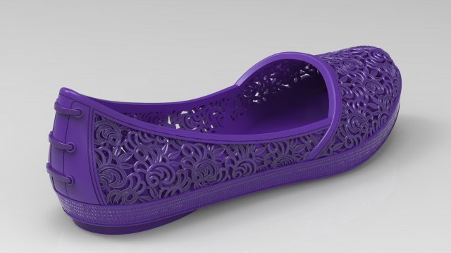 shoes feminine 1 3D Model .c4d .max .obj .3ds .fbx .stl .blend