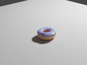 35 koleksi donat Model 3D