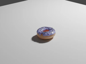 35 koleksi donat Model 3D