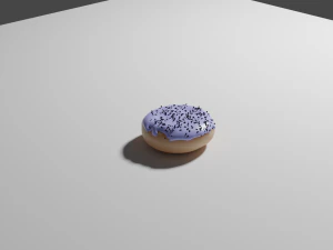 35 koleksi donat Model 3D