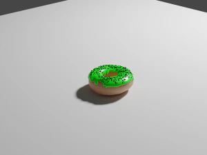 35 koleksi donat Model 3D