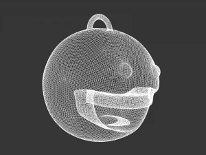 grinning face emoji 3D Model