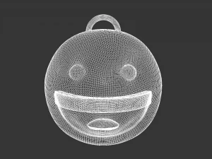 grinning face emoji 3D Model