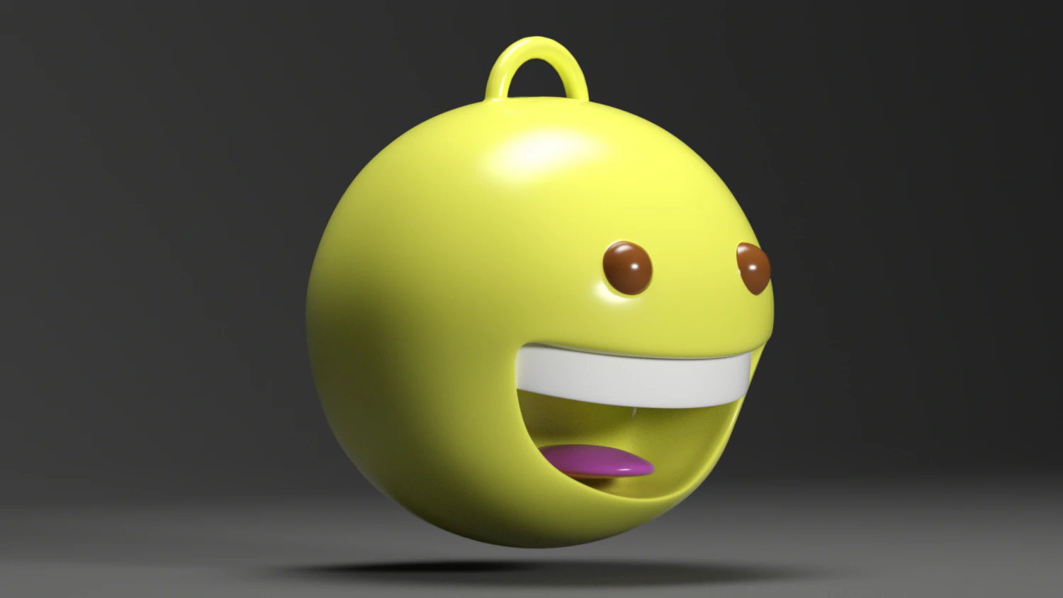 grinning face emoji 3D Model .c4d .max .obj .3ds .fbx .stl .blend 
