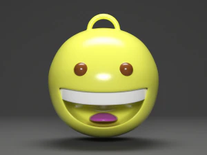 grinning face emoji 3D Model