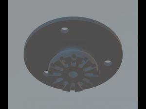 head of the planetary mixer 3Dプリントモデル