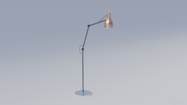 Ard floor lamp Model 3D .c4d .max .obj .3ds .fbx .stl .blend 
