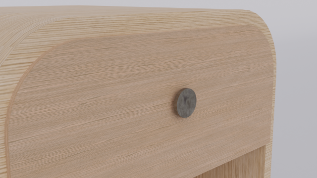 Archer nightstand Free 3D Model in Bedroom 3DExport
