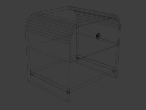 Archer nightstand 3D Model