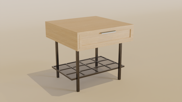 Ackley nightstand Modelo 3D .c4d .max .obj .3ds .fbx .stl .blend 