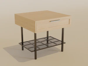 Ackley nightstand 3D Model