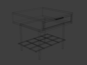 Ackley nightstand Modelo 3D