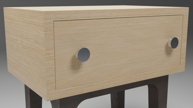 Abbey small nightstand 3D-Modell .c4d .max .obj .3ds .fbx .stl .blend 